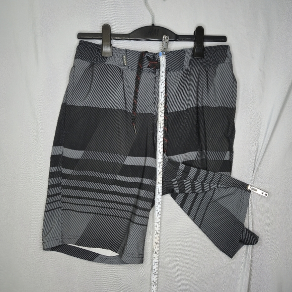 Spyder Mens Hydro Series Hybrid Swim Shorts Black Grey Size L - Picture 4 of 7
